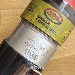 Sioux Tools Air Pneumatic 90 Degree Right Angle 4-1/2 Grinder Model 1968 READ