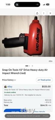Snap 1/2 Inch Drive Air Impact With Upgraded Kit Installed