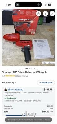 Snap 1/2 Inch Drive Air Impact With Upgraded Kit Installed