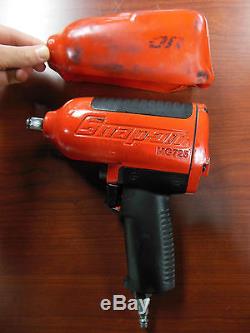 Snap-On 1/2 Drive Air Impact Wrench Gun MG725 Super Duty Power With Cover Snap On