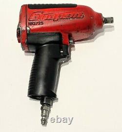 Snap-On 1/2 Drive Heavy Duty Air Impact Wrench with Rubber Sleeve MG725