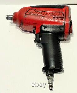 Snap-On 1/2 Drive Heavy Duty Air Impact Wrench with Rubber Sleeve MG725