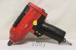 Snap-On 1/2 Drive Red Heavy-Duty Air Impact Wrench with Boot C2