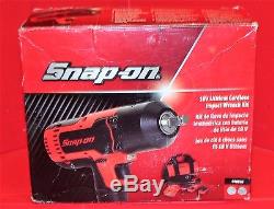 Snap On 18V Cordless 01/2 impact with Two batteries & Charger (CT8850)