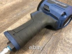 Snap On 3/8 Dr Blue Stubby Air Impact Wrench with Cover PT338MB Nice Fast Ship Snap On 3/8 Dr Blue Stubby Air Impact Wrench with Cover PT338MB Nice Fast Ship