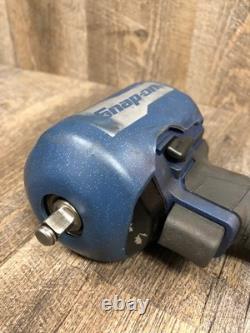 Snap On 3/8 Dr Blue Stubby Air Impact Wrench with Cover PT338MB Nice Fast Ship Snap On 3/8 Dr Blue Stubby Air Impact Wrench with Cover PT338MB Nice Fast Ship