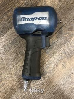 Snap On 3/8 Dr Blue Stubby Air Impact Wrench with Cover PT338MB Nice Fast Ship Snap On 3/8 Dr Blue Stubby Air Impact Wrench with Cover PT338MB Nice Fast Ship