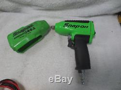 Snap On 3/8 Drive Air Impact Gun MG325 excellent condition green