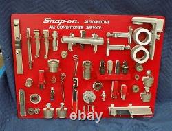 Snap-On AC Automotive Shadow Board HVAC Air Conditioning Includes Tool Set VE312