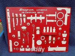 Snap-On AC Automotive Shadow Board HVAC Air Conditioning Includes Tool Set VE312