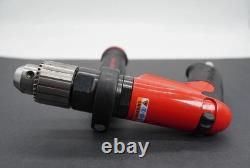 Snap On Drill Air Pneumatic 1/2 Chuck Capacity Reversible PDR5000A (Red) No Key