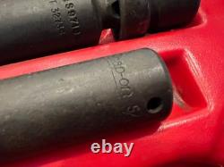 Snap On FAR70B 3/8 Drive Air Ratchet With Case & Impact Sockets Not Working 70's