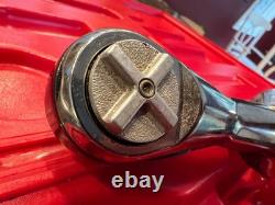 Snap On FAR70B 3/8 Drive Air Ratchet With Case & Impact Sockets Not Working 70's