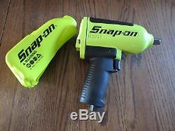 Snap On Hi Visible Yellow Mg725 1/2 Drive Mg725hv Magnesium Impact Air Wrench