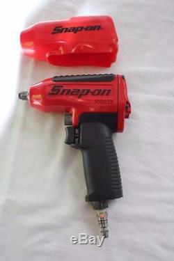 Snap-On MG325 3/8 Drive Air Impact Wrench Red With Boot EXC