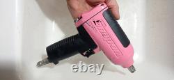 Snap-On MG725 1/2 Drive Air Impact Wrench Pre-owned Pink With Protector Boot