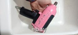 Snap-On MG725 1/2 Drive Air Impact Wrench Pre-owned Pink With Protector Boot