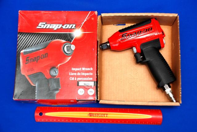 Snap-on Mint Red 1/2 Drive Compact Air Impact Wrench Mg3255 Ships For Free
