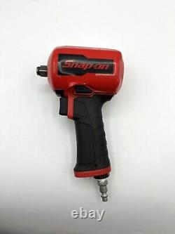 Snap On PT350 1/2 Drive Stubby Air Impact Wrench (Red) (with Protective Cover)