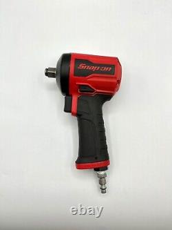 Snap On PT350 1/2 Drive Stubby Air Impact Wrench (Red) (with Protective Cover)