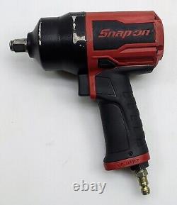 Snap On PT850 1/2 Drive Pneumatic Air Impact Wrench 1,190 ft-lb Breakaway Red