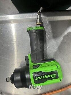 Snap-On PT850G Pneumatic 1/2 Drive Air Impact Wrench With Cover Tool Green PT850