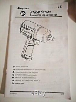 Snap-On PT850HV 1/2 Drive Impact Wrench with Cover, Rare Yellow