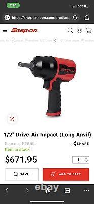 Snap On PT850XL 1/2 Drive Air Impact Wrench