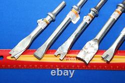 Snap-On Ships FREE 5 Piece Air Hammer Chisel / Cutter Bit Set PHG1005BK