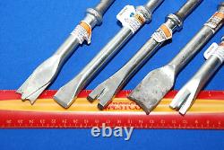 Snap-On Ships FREE 5 Piece Air Hammer Chisel / Cutter Bit Set PHG1005BK