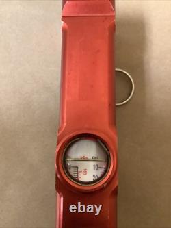 Snap-On TGIFS1 Tire Inflator Red Billet Aluminum Magnified Sight Glass Tool-Red Snap-On TGIFS1 Tire Inflator Red Billet Aluminum Magnified Sight Glass Tool-Red