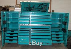 Snap-On Tool Box Teal 57' Chevy Bel Air With Side Extensions & Extras KRL761/791