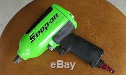 Snap On Tools 1/2 Drive Green Heavy Duty Air Impact Wrench MG725 Free Shipping