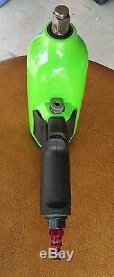 Snap On Tools 1/2 Drive Green Heavy Duty Air Impact Wrench MG725 Free Shipping