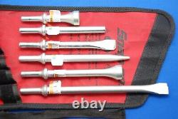 Snap-On Tools 6 Piece Air Hammer Chisel, Hammer and Punch Set PHG1066BK