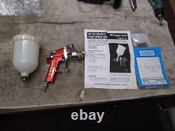 Snap On Tools Air Paint Spray Gun BF700 HVLP Red Painting Tool
