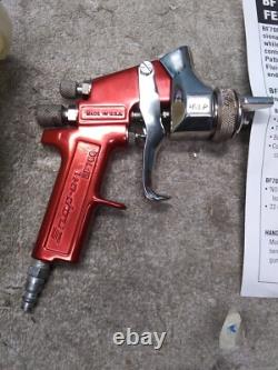 Snap On Tools Air Paint Spray Gun BF700 HVLP Red Painting Tool
