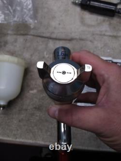 Snap On Tools Air Paint Spray Gun BF700 HVLP Red Painting Tool