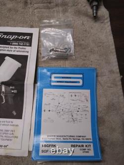 Snap On Tools Air Paint Spray Gun BF700 HVLP Red Painting Tool