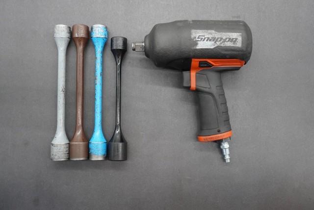 Snap On Tools Impact Wrench 1/2 Drive Pneumatic Air Pt850 (orange) & Torque