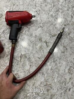 Snap-On Tools MG725 1/2 Drive Air Impact Wrench with Boot RED FREE SHIPPING