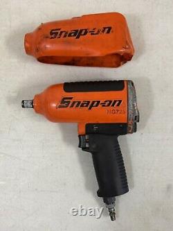 Snap On Tools MG725 Orange 1/2 Drive Air Impact Wrench with Boot