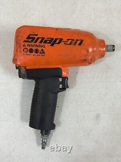 Snap On Tools MG725 Orange 1/2 Drive Air Impact Wrench with Boot