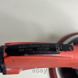 Snap On Tools PS4809 Red Pneumatic 1000 RPM 8 Geared Adjustable Grip Sander