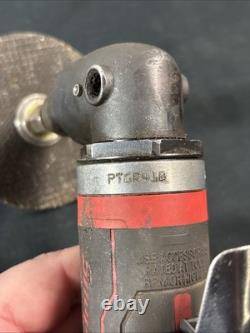 Snap On Tools PTGR410 Pneumatic Right Angle Die Grinder w. Air fittting