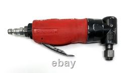 Snap On Tools USA PT210 90 Degree Pneumatic Air Right Angle Die Grinder Red Snap On Tools USA PT210 90 Degree Pneumatic Air Right Angle Die Grinder Red