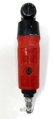 Snap On Tools USA PT210 90 Degree Pneumatic Air Right Angle Die Grinder Red Snap On Tools USA PT210 90 Degree Pneumatic Air Right Angle Die Grinder Red