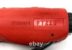 Snap On Tools USA PT210 90 Degree Pneumatic Air Right Angle Die Grinder Red Snap On Tools USA PT210 90 Degree Pneumatic Air Right Angle Die Grinder Red