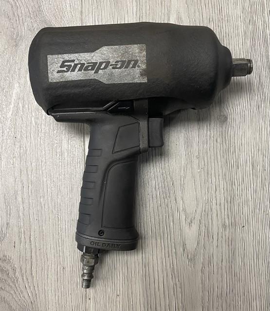 Snap On 1/2 Air Impact Wrench 17420457 Gunmetal Gray With Cover