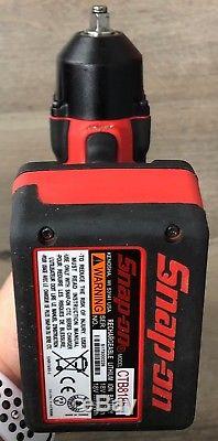 Snap-on 18v 3/8 Dr. MonsterLithium Impact Wrench with 2 Batteries-EXCELLENT COND